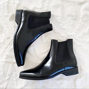 Jeffrey Campbell Patent Chelsea Bootie Size 6 New